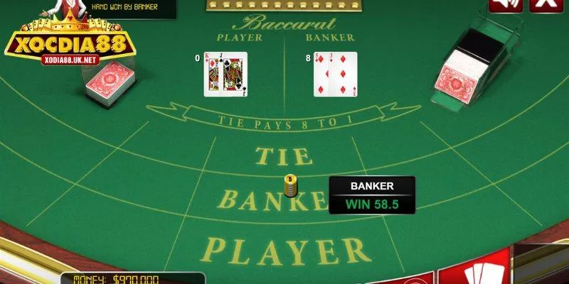 Hướng dẫn luật chơi Baccarat Xocdia88 dễ hiểu